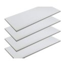 Ver imagem 6 de Kit 4 Prateleiras 70x30 MDF Branco com Suporte Flutuante Invisível