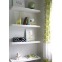 Ver imagem 5 de Kit 4 Prateleiras 70x30 MDF Branco com Suporte Flutuante Invisível