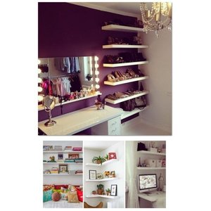 Kit 6 Prateleiras 60x20 MDF Branco com Suporte Flutuante Invisível