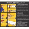 Kit 6 Prateleiras 60x15 MDF Branco com Suporte Flutuante Invisível - 5