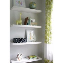 Kit 4 Prateleiras 60x15 MDF Branco com Suporte Flutuante Invisível - 5