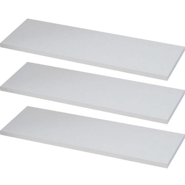 Kit 3 Prateleiras 60x15 MDF Branco com Suporte Flutuante Invisível - 7