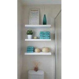 Kit 3 Prateleiras 60x15 MDF Branco com Suporte Flutuante Invisível - 4