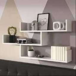 Kit 3 Prateleiras Nichos em U 50x15 MDF Branco com Suporte Flutuante Invisível - 4