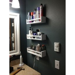 Kit 3 Prateleiras Nichos em U 60x15 MDF Branco com Suporte Flutuante Invisível Livros - 2