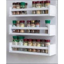 Kit 3 Prateleiras Nichos em U 60x15 MDF Branco com Suporte Flutuante Invisível Livros - 3