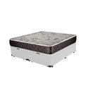Ver imagem 5 de Cama Box Baú Queen Colchão Gold Espuma D33 Acolchões + Box Sintético 65x158x198:Branco