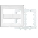 Ver imagem 1 de Placa 4""x 4"" com Suporte 4 Módulos Horizontais Distanciados Evidence - 2892 - Fame Placa 4x4 4 Mod