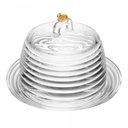 Ver imagem 1 de Queijeira Little Bee 19cm X 19cm X 13,5cm Cristal - Lyor