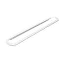 Ver imagem 1 de Toalheiro para Banheiro Branco Agata Grego Metal 65cm