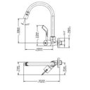 Ver imagem 2 de Torneira para Cozinha de Parede Docol Vitta 1/2" e 3/4" Chrome Cinza/Cromado