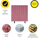 Ver imagem 3 de Cabeceira Estofada Cama Casal Queen Size 160 Cm Marina Suede Rosa