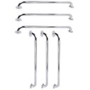 Ver imagem 1 de Barra de Apoio 70cm Inox Kit 6 Unidades Idoso Criança Gestante Deficiente Banheiro Box Suporte Corri