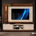 Ver imagem 1 de Home para Tv até 70 Polegadas com Led Marroquim Off White Martino Dj Móveis
