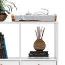 Ver imagem 5 de Estante Modular Lego Multifuncional Aparador Branco