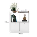 Ver imagem 4 de Estante Modular Lego Multifuncional Aparador Branco