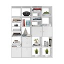 Ver imagem 1 de Estante Modular Lego Multifuncional Divisor De Ambiente Branco