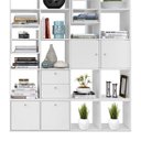 Ver imagem 2 de Estante Modular Lego Multifuncional Divisor De Ambiente Branco