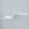 Prateleira Niho Duplo Zig Zag Mdf Branca - 1
