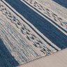 Tapete Retangular Kilim Raipur Niazitex 140x200 Cm Azul Listrado - 2