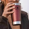 Copo Térmico Stanley para Cerveja ou Café com Tampa e Abridor Aço Inox Vinho - 2