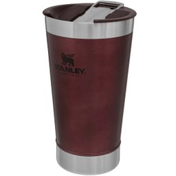Copo Térmico Stanley para Cerveja ou Café com Tampa e Abridor Aço Inox Vinho - 8 Copo Térmico Stanley para Cerveja ou Café com Tampa e Abridor Aço Inox Vinho - 8