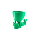 Ver imagem 2 de Lendo Livro Deitado - Vaso Cactos ou Suculentas:verde