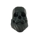 Ver imagem 1 de Caveira Barba - Vaso Cactos ou Suculentas:preto