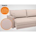 Ver imagem 7 de Sofá Tango 2,40m sem Caixa, Retrátil e Reclinável Velosuede Bege - Netsofás