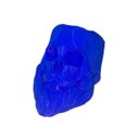 Ver imagem 3 de Caveira Barba - Vaso Cactos ou Suculentas:azul