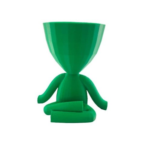 Yoga - Vaso Cactos ou Suculentas:verde