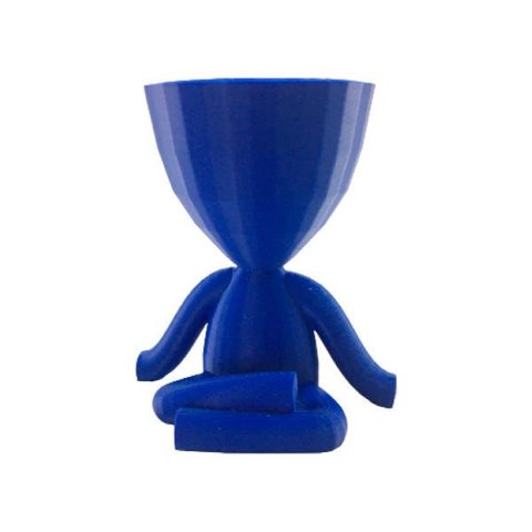 Yoga - Vaso Cactos ou Suculentas:azul