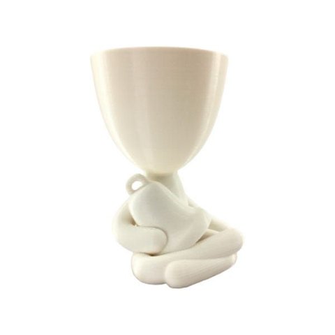 Sino de Natal - Vaso Cactos ou Suculentas:branco