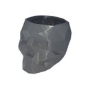 Ver imagem 3 de Caveira Geometrica - Vaso Cactos ou Suculentas:cinza