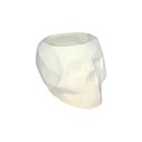 Ver imagem 3 de Caveira Geometrica - Vaso Cactos ou Suculentas:branco