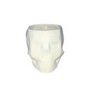 Ver imagem 1 de Caveira Geometrica - Vaso Cactos ou Suculentas:branco