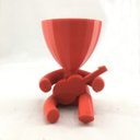 Ver imagem 1 de Violão - Vaso Cactos ou Suculentas:vermelho