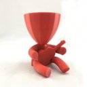 Ver imagem 3 de Violão - Vaso Cactos ou Suculentas:vermelho