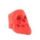 Ver imagem 3 de Caveira Barba - Vaso Cactos ou Suculentas:vermelho
