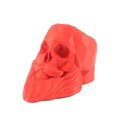 Ver imagem 2 de Caveira Barba - Vaso Cactos ou Suculentas:vermelho