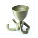 Ver imagem 2 de Deitado - Vaso Cactos ou Suculentas:dourado