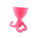 Ver imagem 2 de Deitado - Vaso Cactos ou Suculentas:rosa