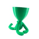 Ver imagem 2 de Deitado - Vaso Cactos ou Suculentas:verde