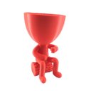 Ver imagem 3 de Mate - Vaso Cactos ou Suculentas:vermelho