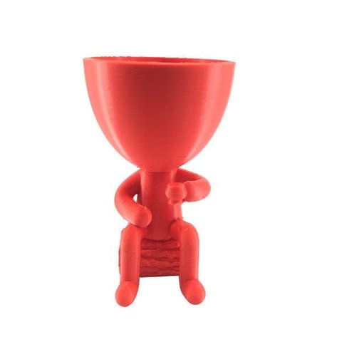 Mate - Vaso Cactos ou Suculentas:vermelho