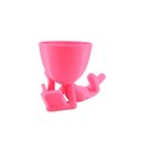 Ver imagem 3 de Lendo Livro Deitado - Vaso Cactos ou Suculentas:rosa