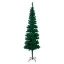 Ver imagem 1 de Árvore de Natal Slim Fina 210cm Pinheiro Verde 450 Galhos