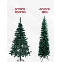 Ver imagem 3 de Árvore de Natal Slim Fina 210cm Pinheiro Verde 450 Galhos