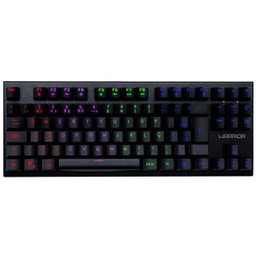 Teclado Gamer Warrior Tero Mecanico Blue SWITCH RGB TC237 - 1