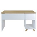 Ver imagem 4 de Escrivaninha Retrô para Escritório Sky Artany Branco e Olmo